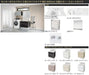 ホーロー洗面化粧台 エリーナ センターボウルプラン 2段スライドタイプ 間口900mm 大型ミラー・ショートタイプ 商品仕様・寸法図