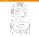 ハウステック マンション・アパート用ユニットバスルーム NJシリーズ NJH1216(3点式) 基本仕様 寸法図