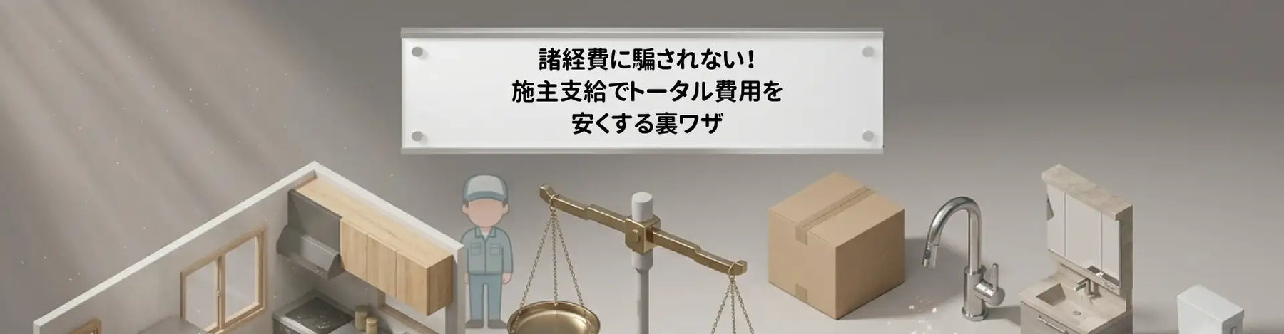 諸経費に騙されない！施主支給でトータル費用を安くする裏ワザ