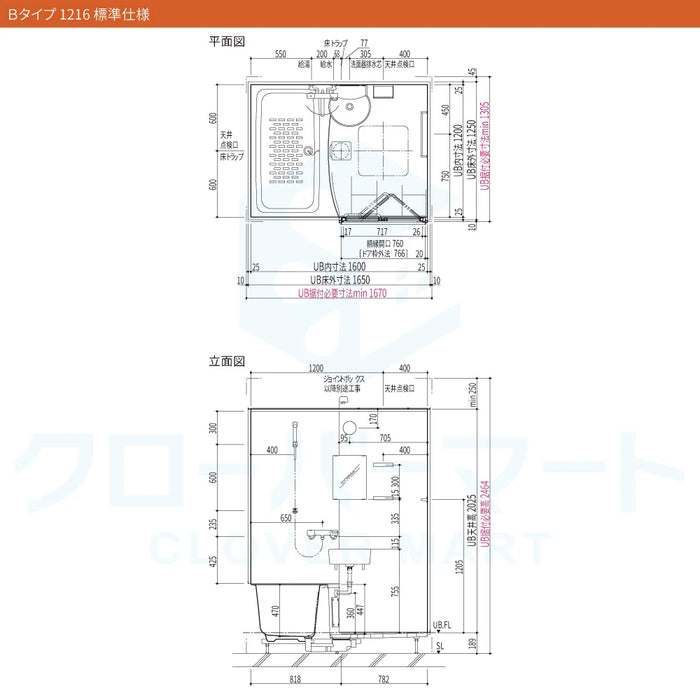 リクシル LIXIL システムバスルーム リノビオフィット [RENOBIO Fit] Bタイプ 標準仕様 マンション用