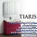 洗面化粧台 ティアリス [TIARIS] 間口900mm スライドスツールタイプ ビテラスミラー3面鏡