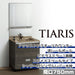 洗面化粧台 ティアリス [TIARIS] 間口750mm スライドスツールタイプ ビテラスミラー1面鏡