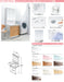 TOTO 洗面化粧台 サクア [SAQUA] 間口750mm 3Wayキャビネット スウィング3面鏡 商品仕様・寸法図