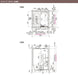 LIXIL 戸建て用システムバスルーム リデア [Lidea] Hタイプ 1616 標準仕様 寸法図