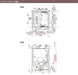 LIXIL 戸建て用システムバスルーム リデア [Lidea] Bタイプ 1616 標準仕様 寸法図
