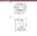 LIXIL 戸建て用システムバスルーム リデア [Lidea] Mタイプ 1316 標準仕様 寸法図