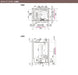 LIXIL 戸建て用システムバスルーム リデア [Lidea] Mタイプ 1216 標準仕様 寸法図