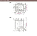 LIXIL 戸建て用システムバスルーム リデア [Lidea] Mタイプ 1318 標準仕様 寸法図