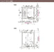 LIXIL 戸建て用システムバスルーム リデア [Lidea] Cタイプ 1618 標準仕様 寸法図