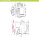 ハウステック マンション・アパート用システムバスルーム LAシリーズ スタイルS 1216サイズ 基本仕様 寸法図