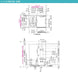 ハウステック マンション・アパート用システムバスルーム LLシリーズ スタイルK 1116サイズ 基本仕様 寸法図