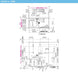 ハウステック マンション・アパート用システムバスルーム MSF0816サイズ 基本仕様 寸法図
