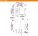 ハウステック マンション・アパート用ユニットバスルーム NJシリーズ NJB1116 基本仕様 寸法図